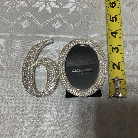 Picture Frame Clear Stones Metal - Picture 8 of 8